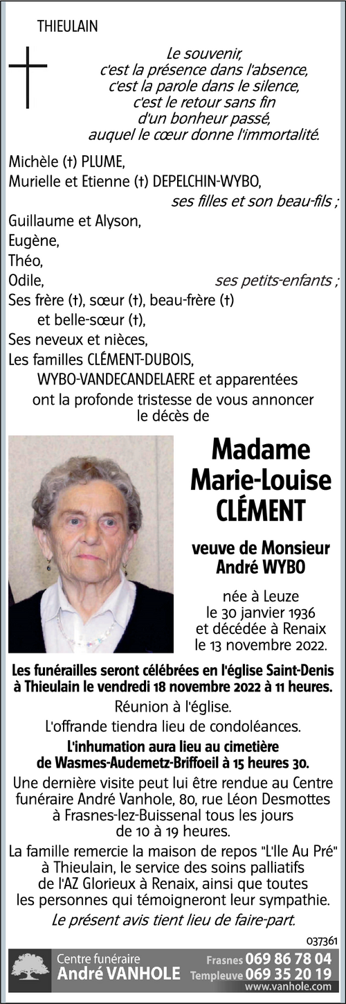 Marie-Louise CLÉMENT