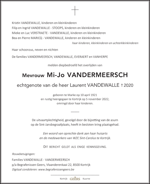 Mi-Jo Vandewalle - Vandermeersch