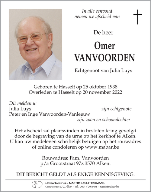 Omer Vanvoorden