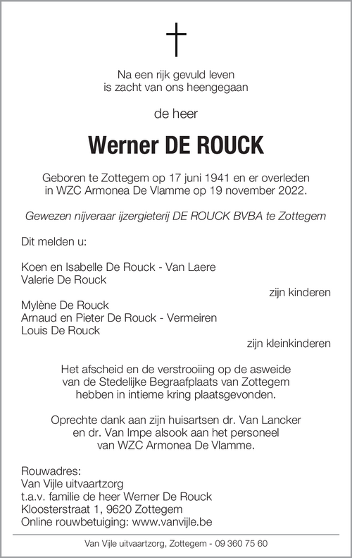 Werner De Rouck