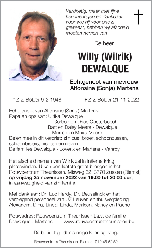Willy Dewalque