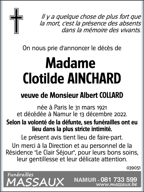 Clotilde AINCHARD