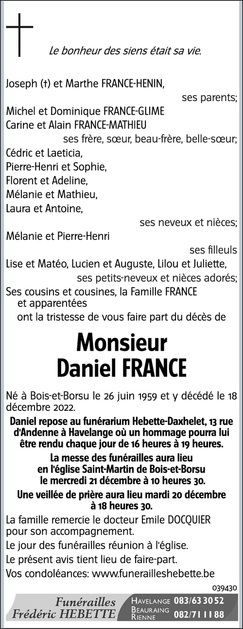 Daniel France