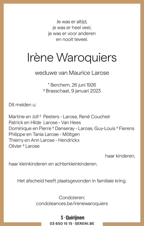 Irène Waroquiers