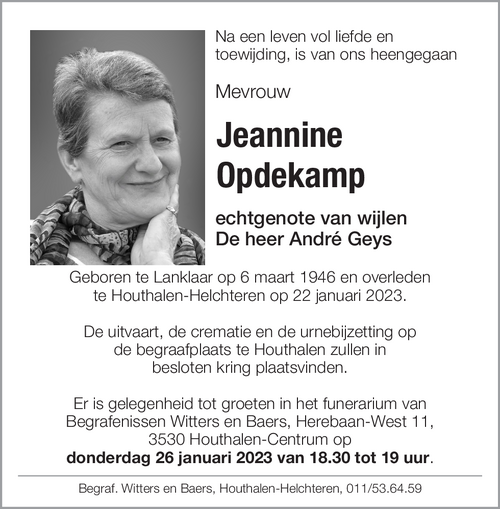 Jeannine Opdekamp