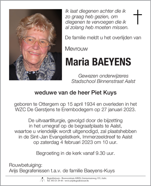 Maria Baeyens