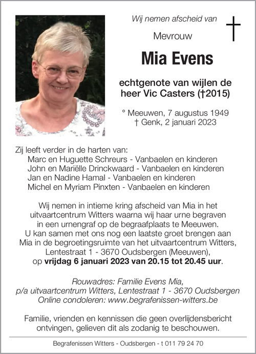 Mia Evens