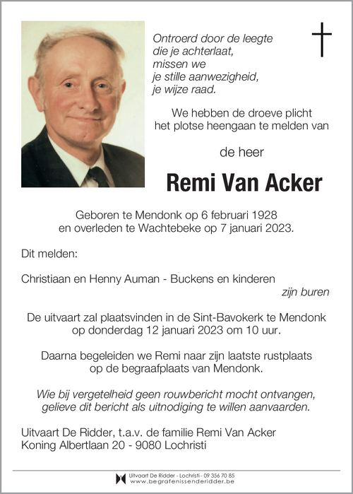 Remi Van Acker