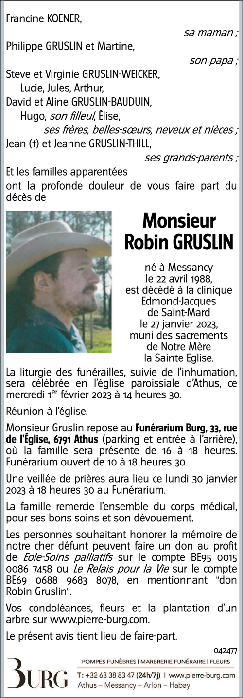 Robin GRUSLIN