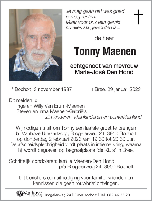 Tonny Maenen