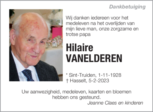 Hilaire Vanelderen
