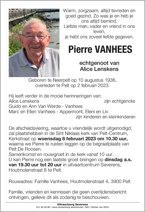 Pierre Vanhees