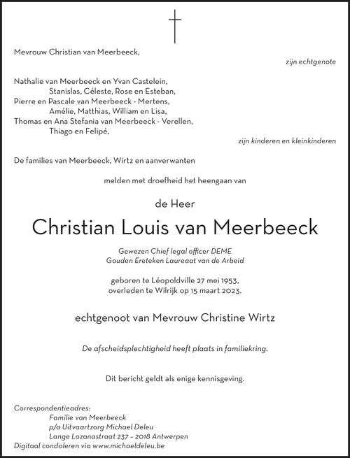 Christian Louis van Meerbeeck
