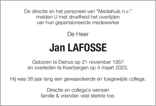 Jan Lafosse