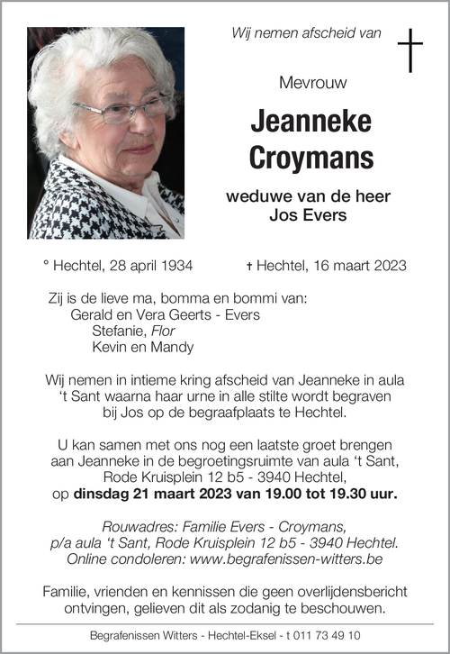 Jeanneke Croymans