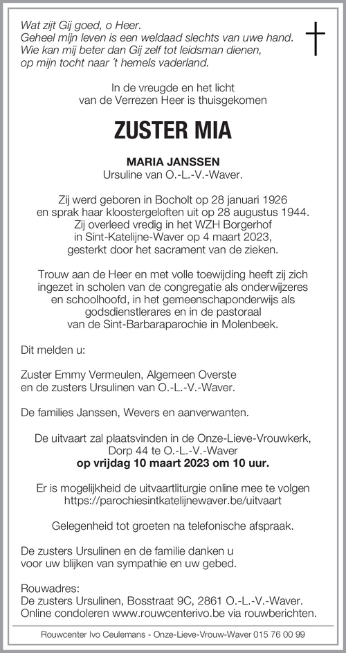 Mia Maria Janssen