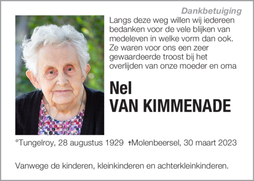 Nel van Kimmenade