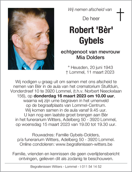Robert Gybels