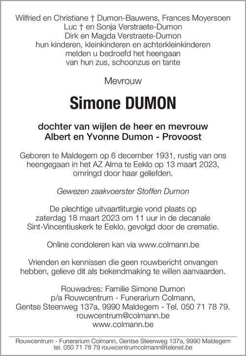 Simone Dumon