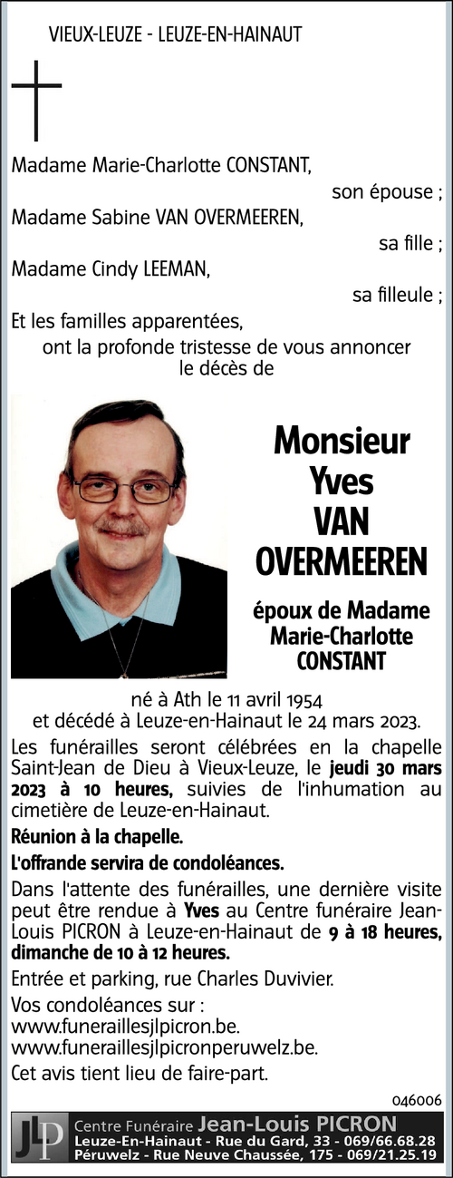 Yves Van Overmeeren