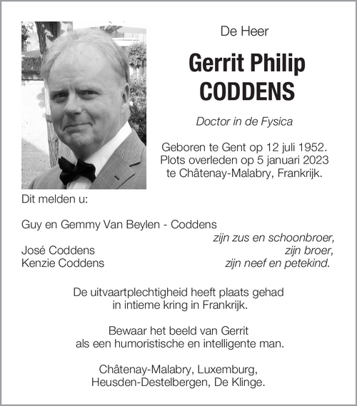 Gerrit Philip Coddens