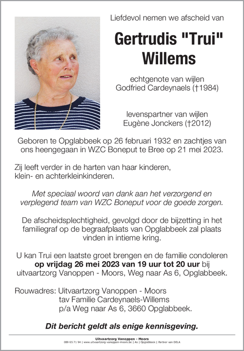 Gertrudis Willems