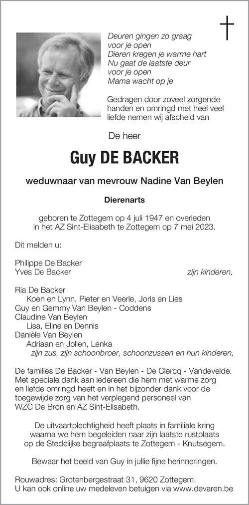 Guy De Backer
