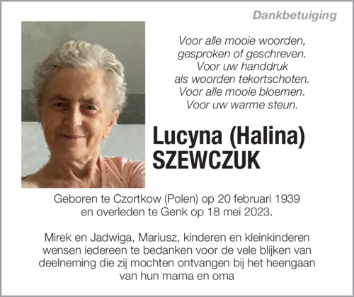Lucyna SZEWCZUK
