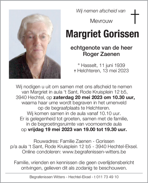 Margriet Gorissen