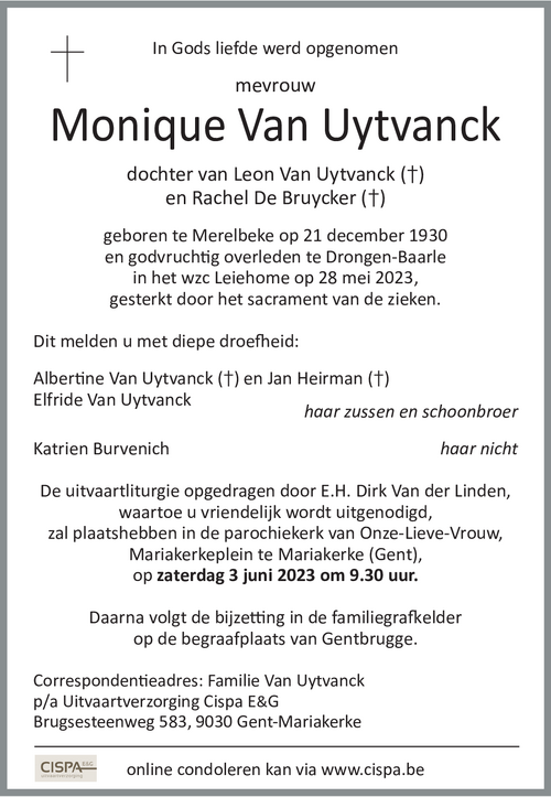 Monique Van Uytvanck