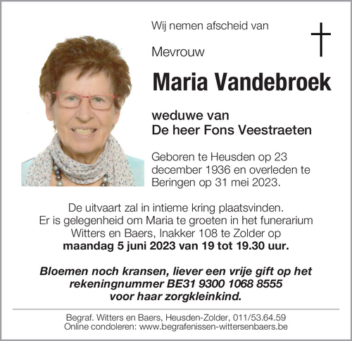 Maria Vandebroek