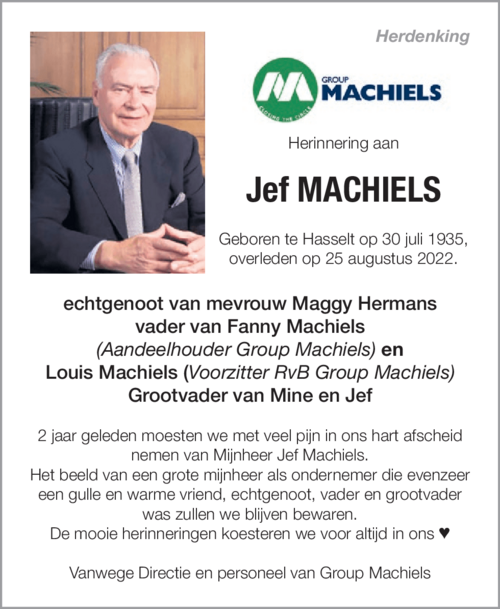 Jef MACHIELS
