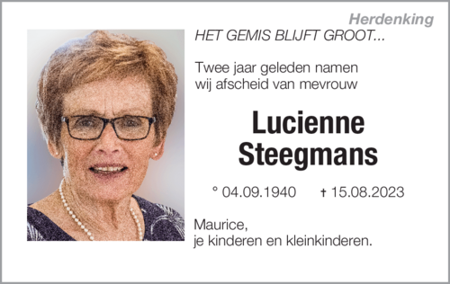 Lucienne Steegmans