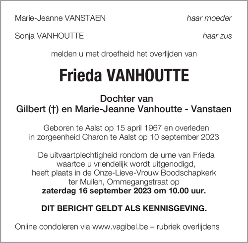 Frieda Vanhoutte