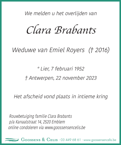 Clara Brabants