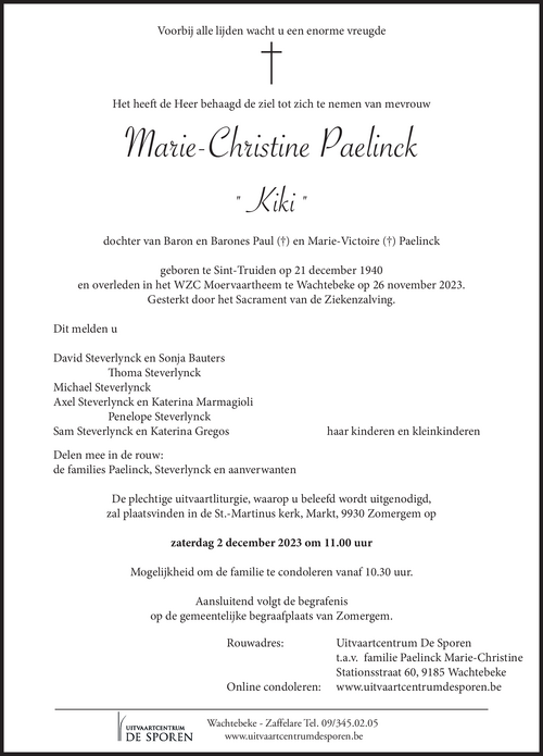 Marie Christine Paelinck