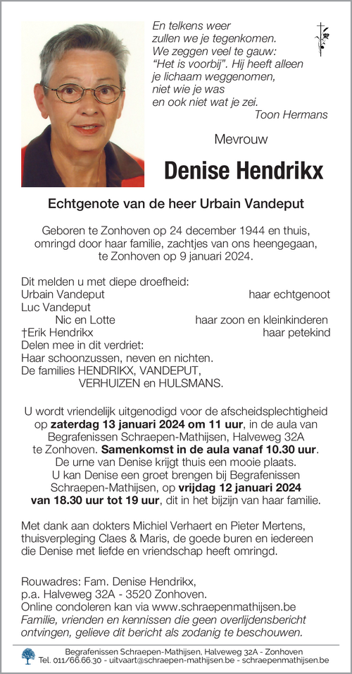 Denise Hendrikx