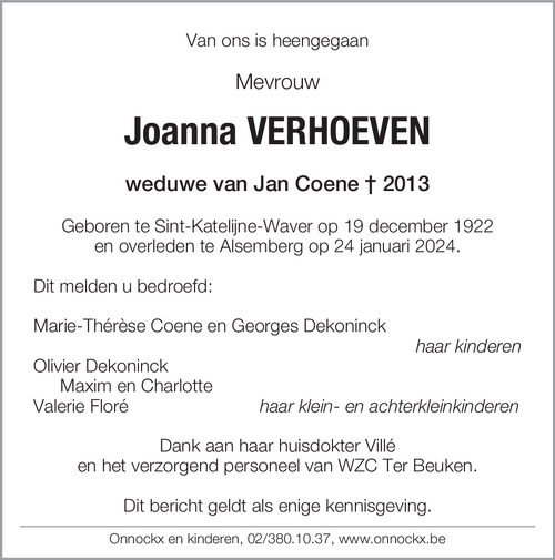 Joanna Verhoeven