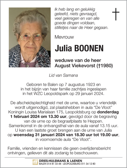 Julia Boonen