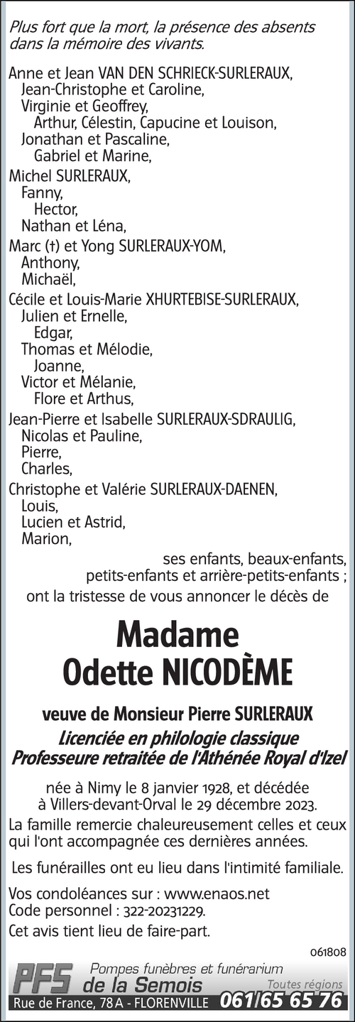 Odette NICODÈME