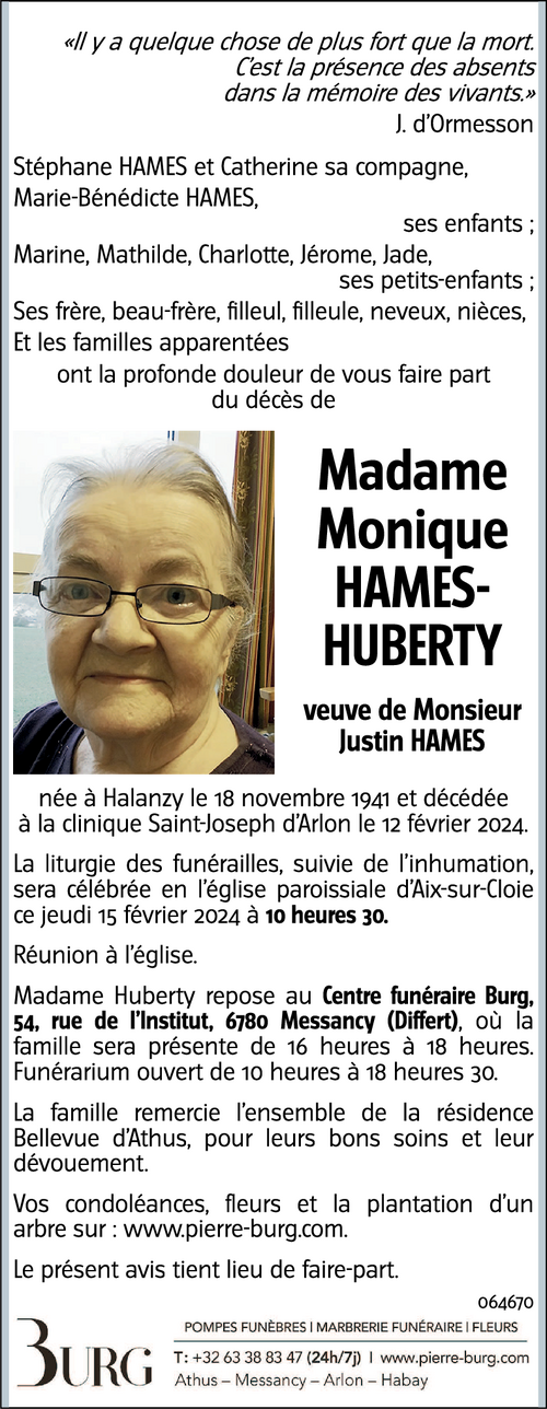 Monique HAMES-HUBERTY