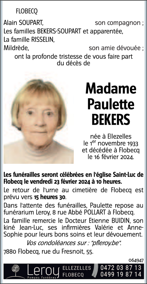 Paulette Bekers