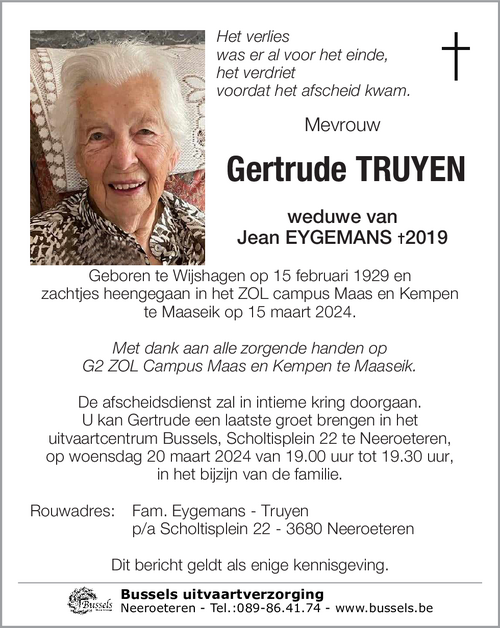Gertrude TRUYEN