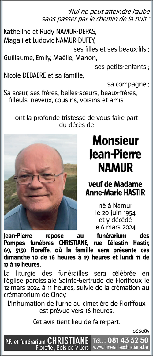 Jean-Pierre NAMUR