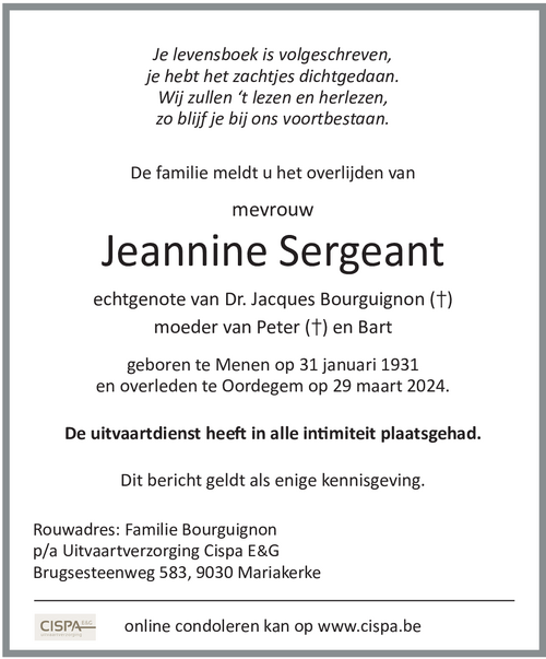 Jeannine Sergeant