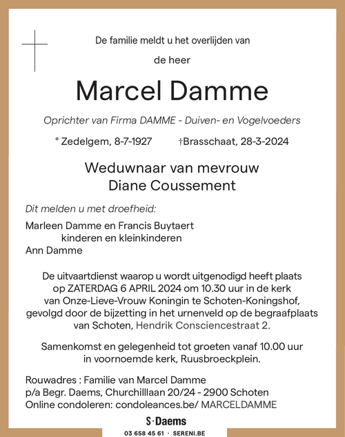 Marcel DAMME