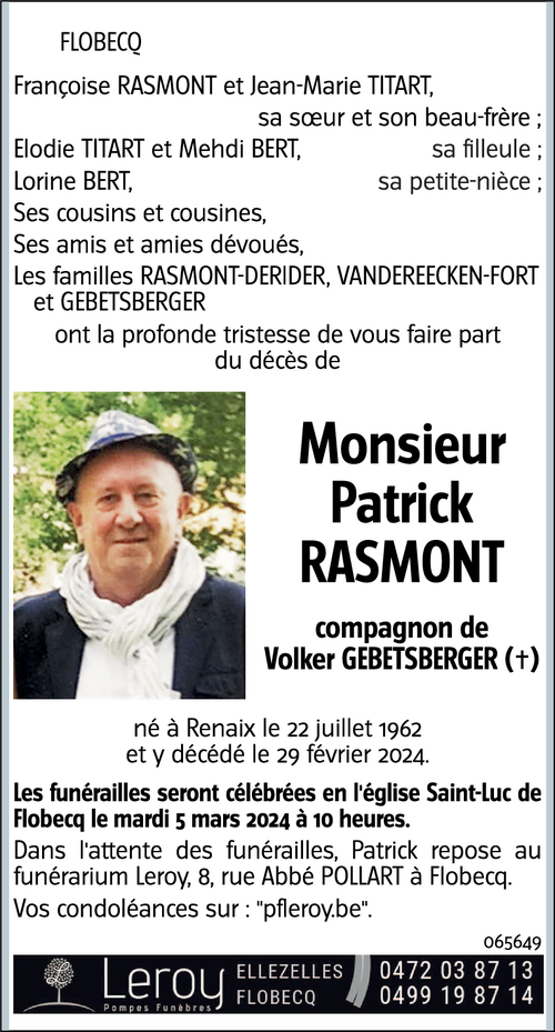 Patrick Rasmont