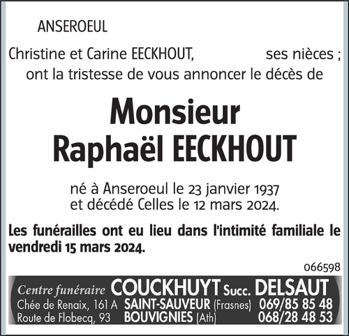 Raphaël EECKHOUT