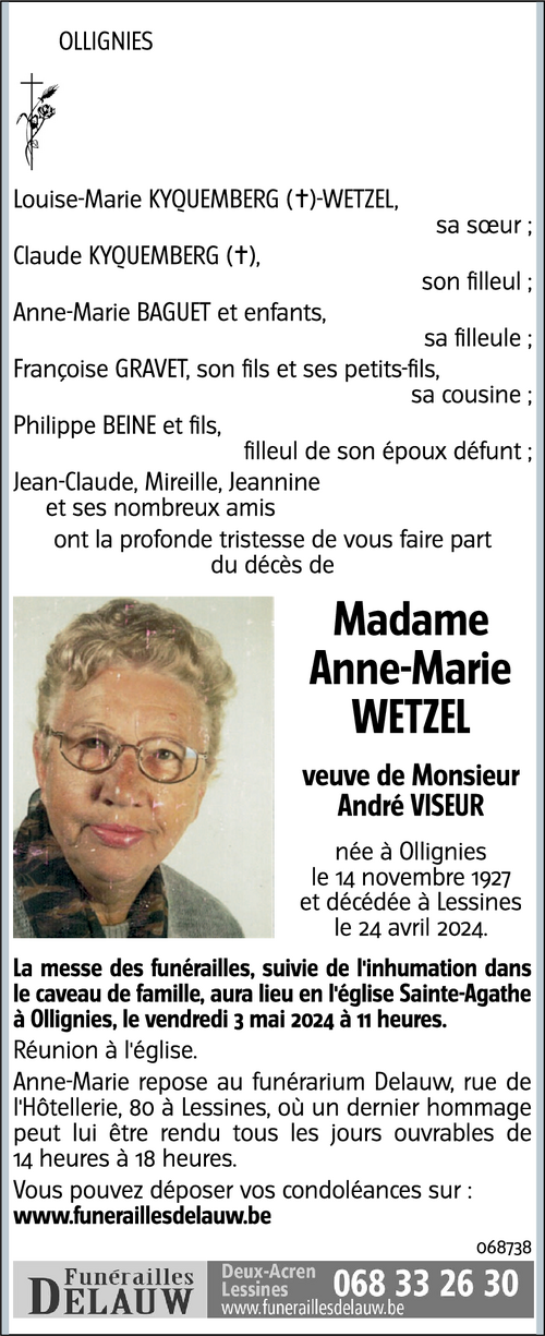 Anne-Marie WETZEL