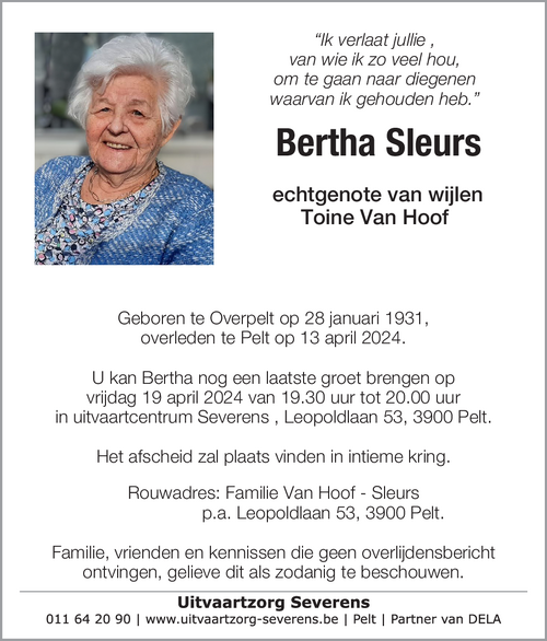 Bertha Sleurs